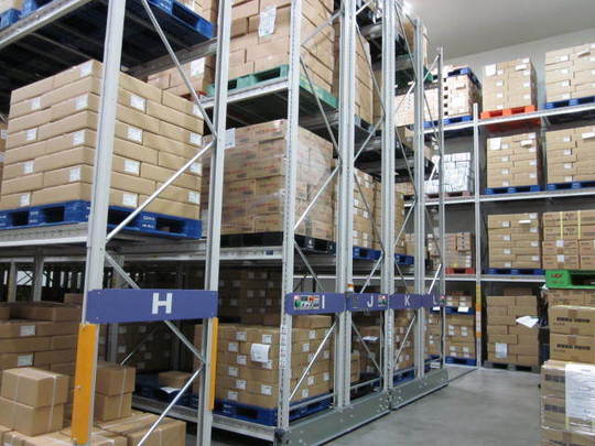 徹底した倉庫管理